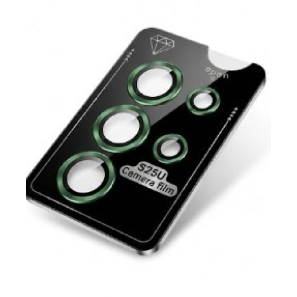 Protetor de Lente Câmera p/ Samsung Galaxy S25 Ultra – Vidro + Anel Metal (Lens Protector) | Anti Risco Lente