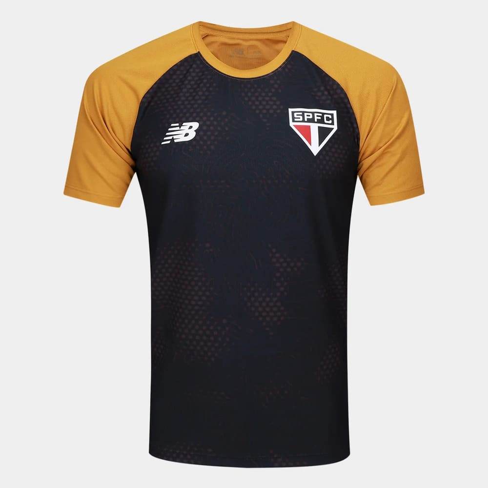 Camisa São Paulo Treino New Balance 26/27 Preto/Amarelo