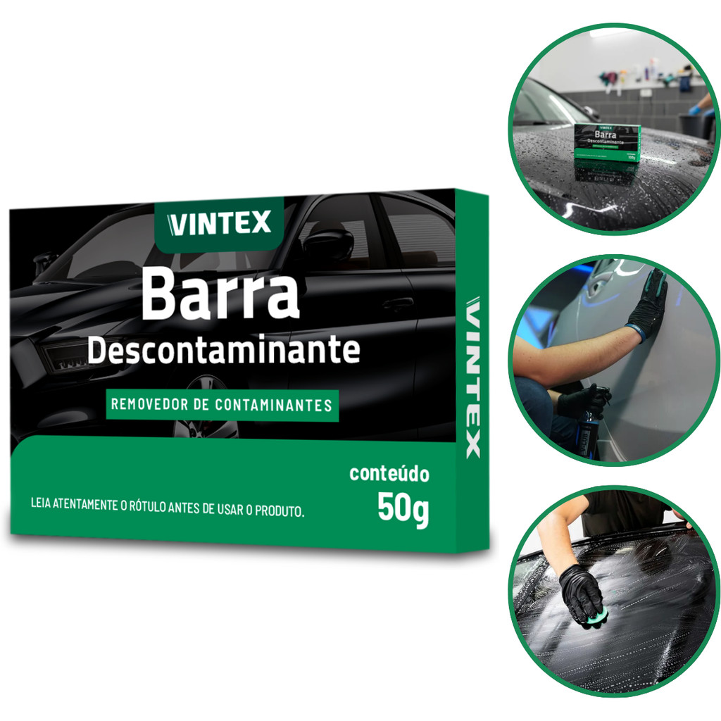 Clay Bar Vonixx V-bar 50g Barra Descontaminante V Bar