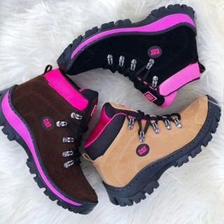 Bota Feminina Cano Baixo Caterpillar CAT em Oferta na Shopee