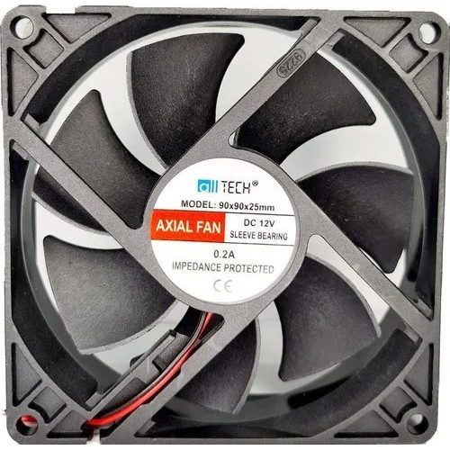 Microventilador Cooler Ventoinha 90x90x25 12v