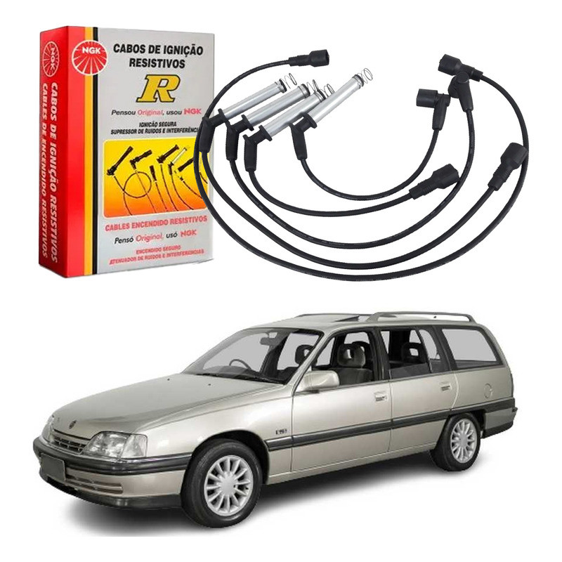 Jogo 4 Cabo De Vela Ngk Gm Omega Suprema 2.0 1993 A 1995