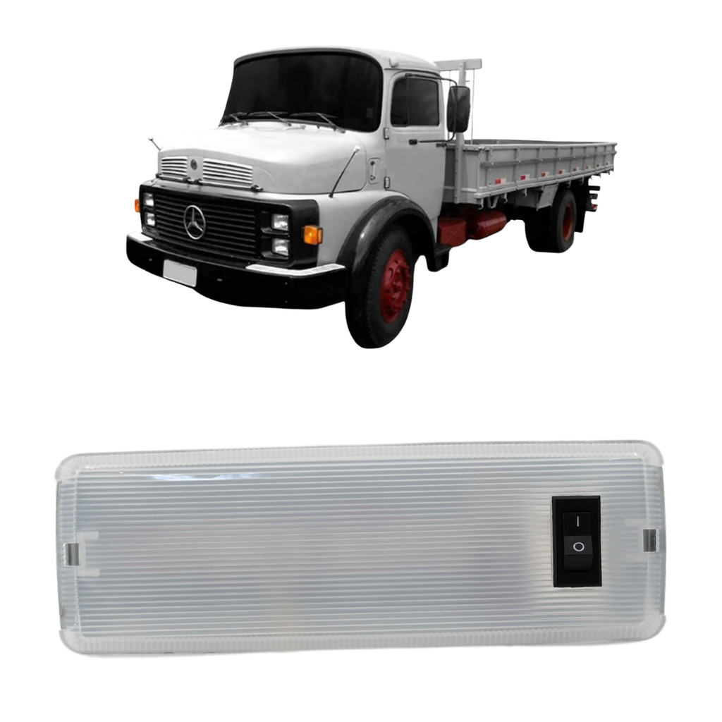 Lanterna p/ Cabine Mercedes Benz Caminhões 24V Teto