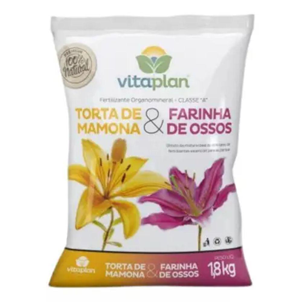 Torta De Mamona+Farinha De Osso Nutriplan 1,8kg