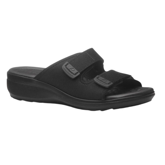 Chinelo Feminino Pegada Anabela 232755 – Ajuste em Velcro e Conforto Premium