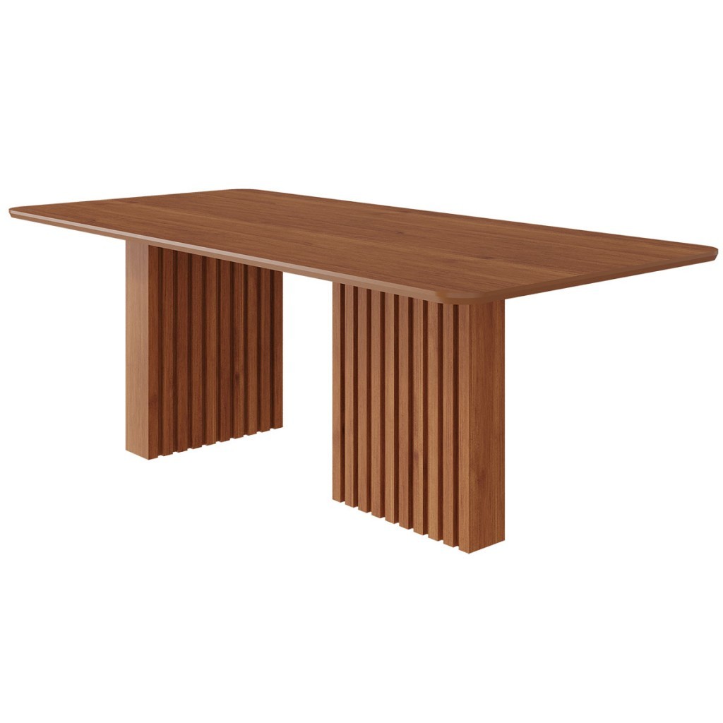 Mesa de Madeira Ester 210 Cm Cinamomo - Cimol em Oferta na Shopee