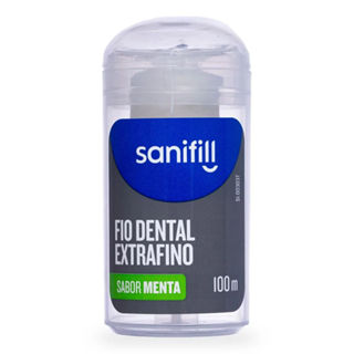 Fio Dental Sanifill Extra Fino 100 Metros em Oferta na Shopee