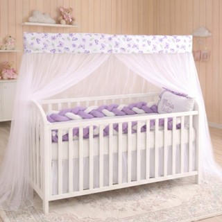 Mosquiteiro Tule Berço Americano E Mini Berço Bando Estampado Infantil Menino Menina em Oferta na Shopee