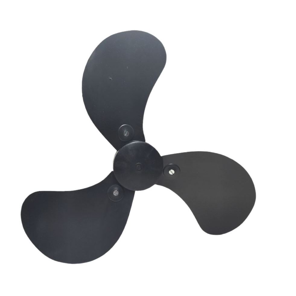 Hélice compatível Ventilador Loren Sid / Arge Max - 60cm.  3 Pás  Eixo de 10mm.   Preta