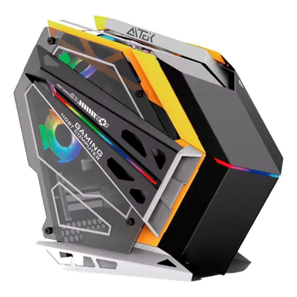 Gabinete Phantom para PC Gamer com Vidro Lateral e Organização de Cabos