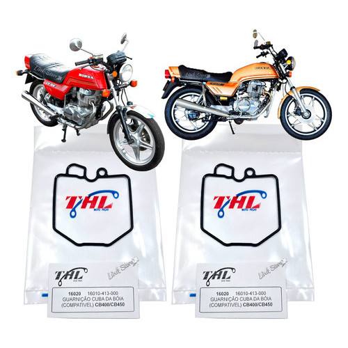 Guarnição Cuba Carburador Honda Cb 400 / 450 (par) - Thl
