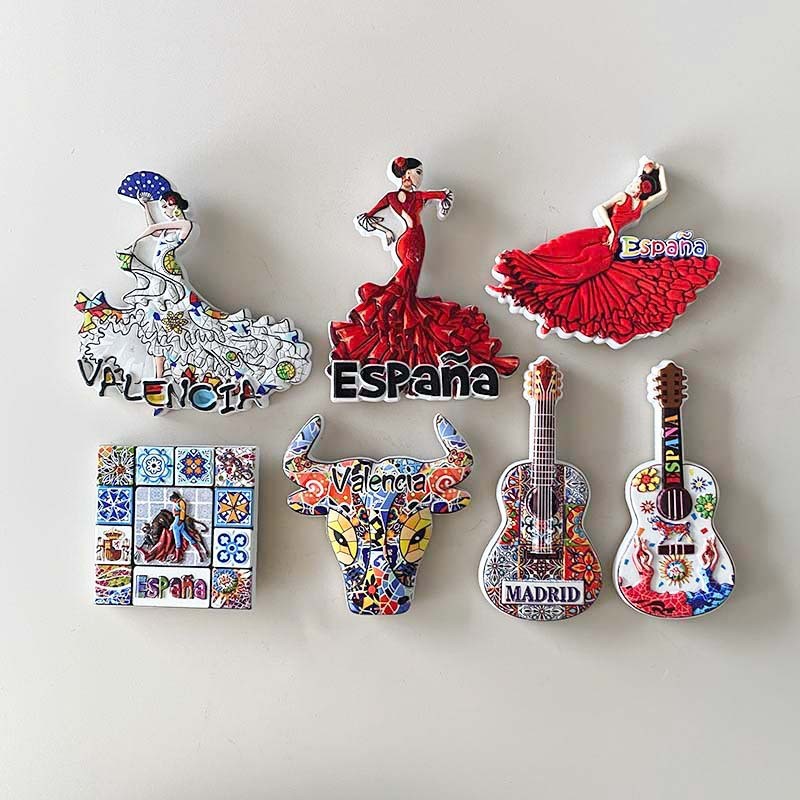 Marco edifício magnético geladeira adesivos espanha Barcelona lembranças turísticas magnético geladeira adesivos decoraç