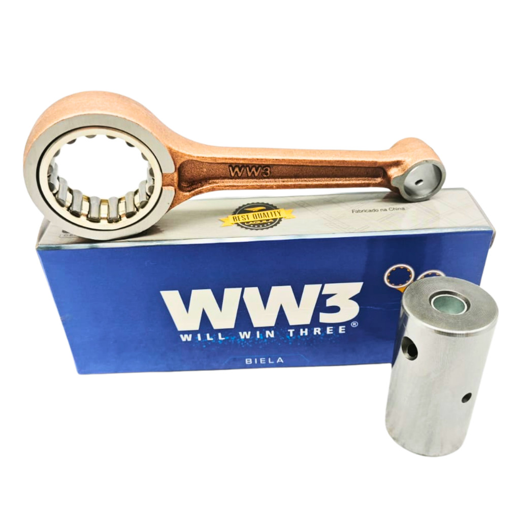 Biela completa Cg 125 Titan 2002 2003 2004 Pino 13mm WW3