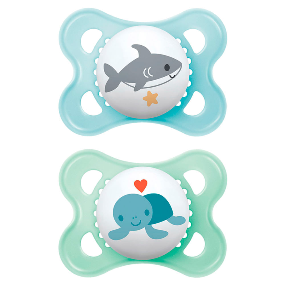 Chupeta Mam Original Silicone 0 a 6 Meses Boys Desenhos Cores Sortidas 2 Unidades em Oferta na Shopee