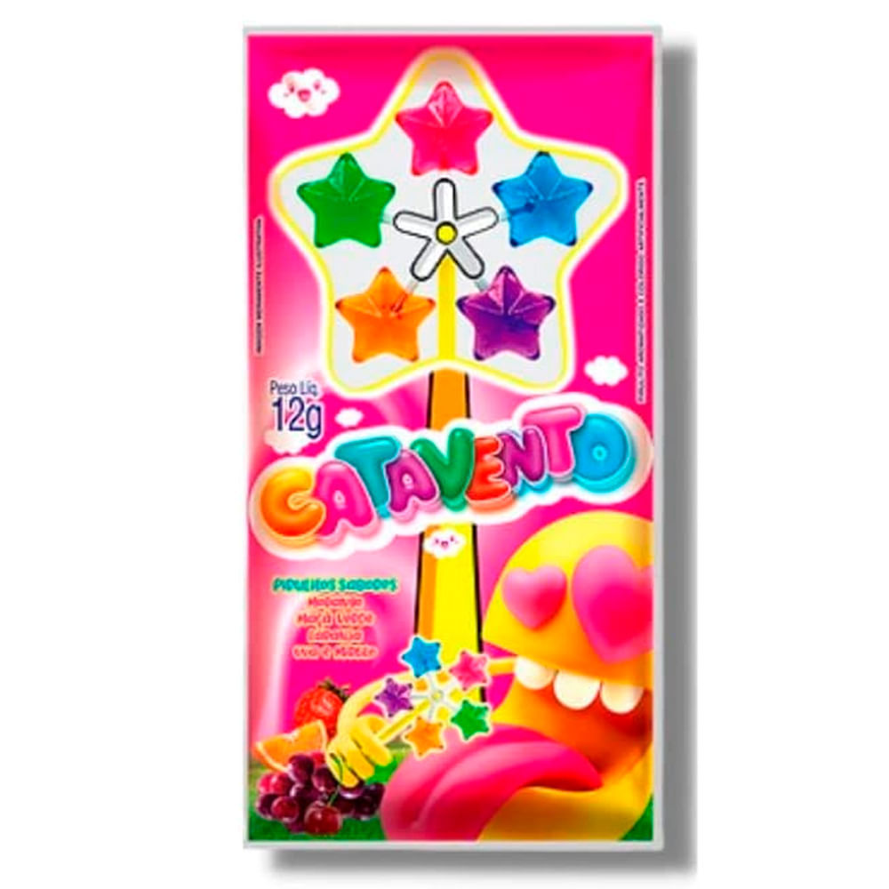 Pirulito Catavento Estrela Sabores Sortidos 12g com 1 Unidade em Oferta na Shopee