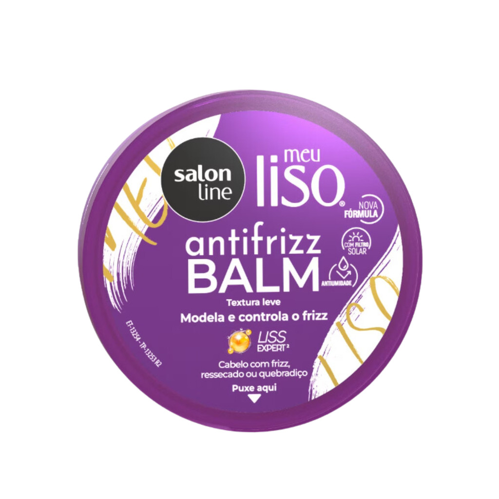 Balm Salon Line Meu Liso Antifrizz 50g em Oferta na Shopee