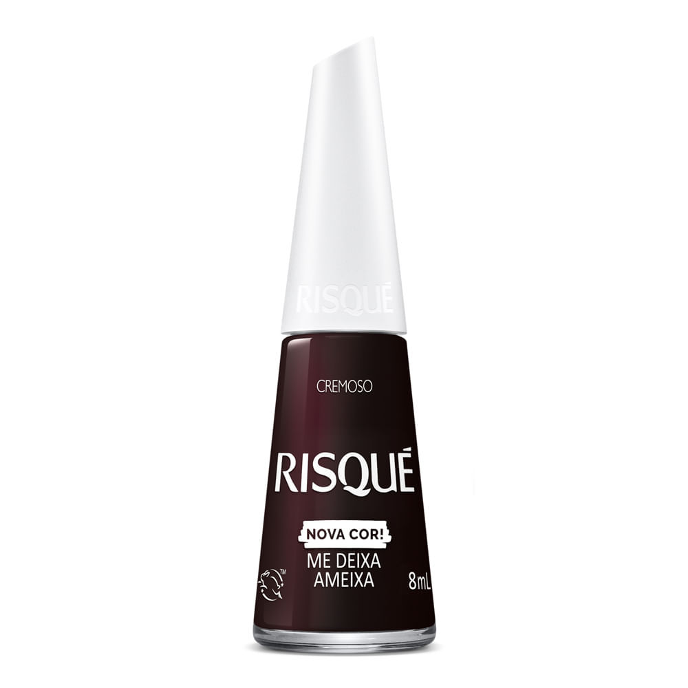 Esmalte Risqué Nova Cor Cremoso Cor Me Deixa Ameixa 8ml em Oferta na Shopee
