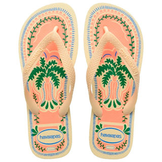 Sandália Havaianas Top Summer Vibes Creme Tamanho 37/38 1 Par em Oferta na Shopee