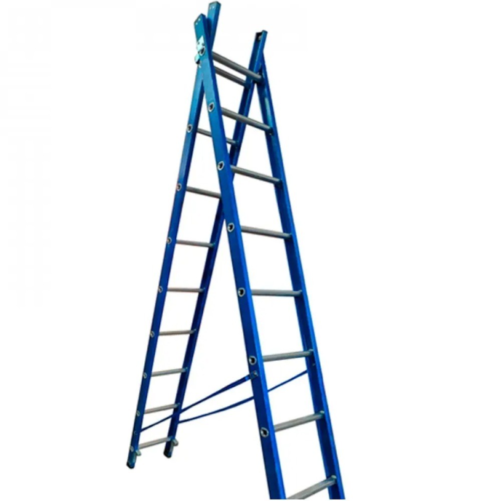 Escada de fibra de vidro 9 / 16 degraus 2,80 x 5,0 m modelo multiuso - TEAFP - Rotterman em Oferta na Shopee