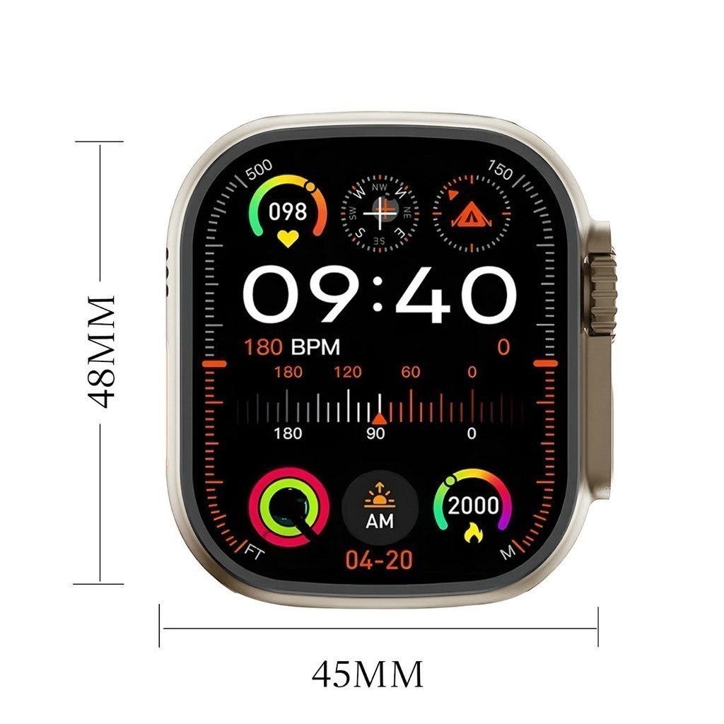 Smartwatch 7 Em 1 Alças 49mm Full Touch Screen Sport