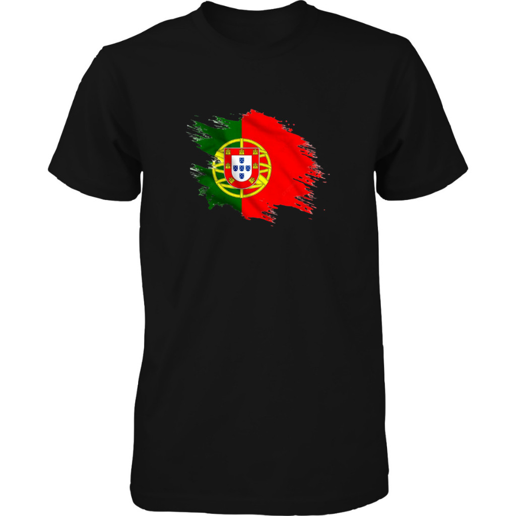 Camiseta Masculina Casual Seleção Portugal Camisa 100% Algodão Unissex SPD