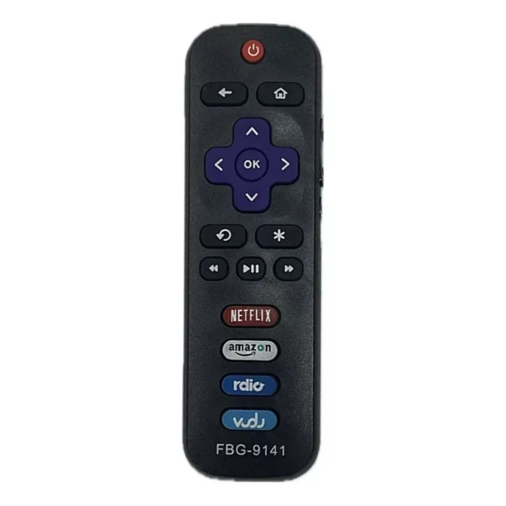 Controle Remoto Para Tv Tcl Roku Botão Lateral Funciona FBG 9141 SKY 9141 LE 7145 Rc-nw32266001120