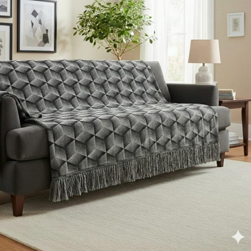 Manta Para Sofá 4,00 X 2,00 Metros Super Gigante King Size  Várias Estampas - Para Sofá Grande e Sofá Retrátil