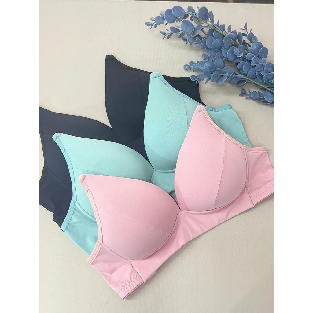 Sutiã de Microfibra Poliamida Sem Aro Sutia Bojo Soft Molinho Macio Sustentação Soutien Feminino Não Amassa St023 em Oferta na Shopee