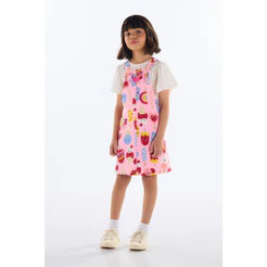 Salopete Infantil em Moletom Quimby