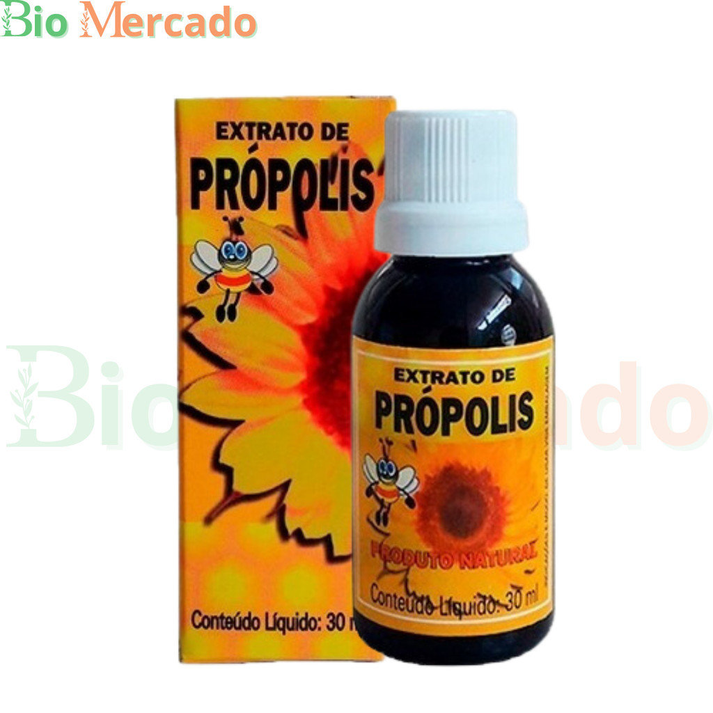 12 Un Extrato De Própolis Gota 30ml - Conta Gota Puro