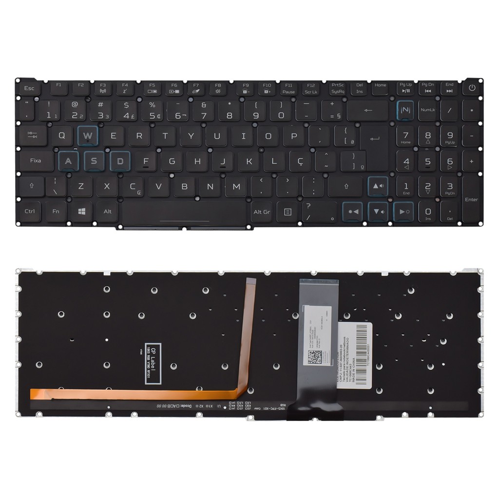 Teclado para Notebook Acer Predator PH315-52 em Oferta na Shopee