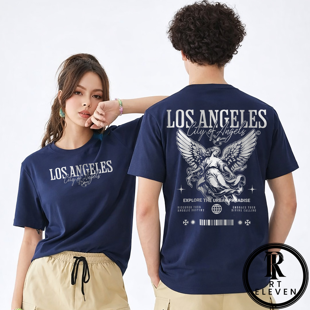 Camiseta Estilo Urbano Streetwear City Of Los Angeles 100% Algodão Premium Masculina e feminina