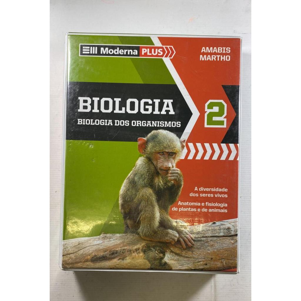 Box 4 vols Conexões Biologia dos organismos 2 com 3 vols  Caderno Estudante moderna plus