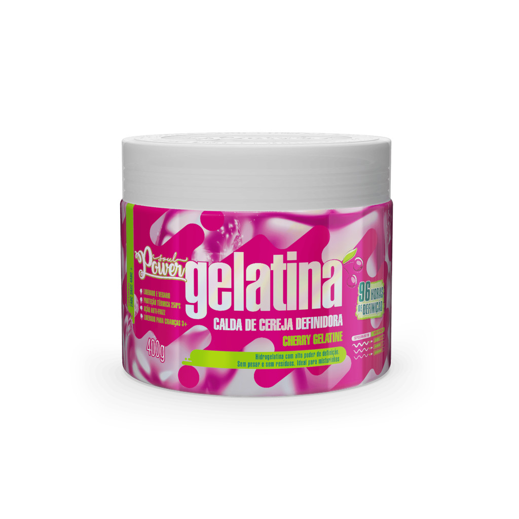 Imagem Gelatina Calda de Cereja Soul Power – Definição Prolongada – 400g