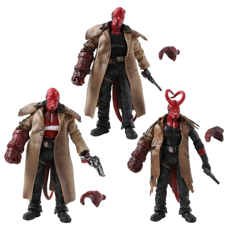 Figura de Anime Dark Horse Comics Dime Imprensa de 18cm, Hellboy Anung Un, Figuras de Ação em PVC com Movimento Articula