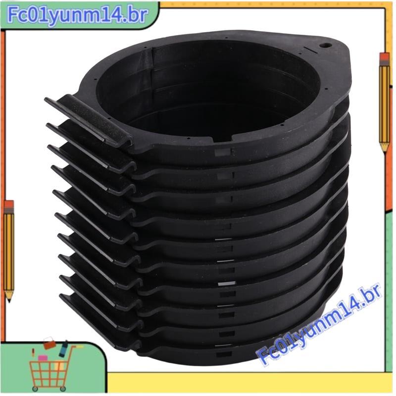 10 Pçs 6.5 " Porta Do Carro Áudio Alto-Falante Chifre Arruela Adaptadores De Montagem Suportes Placas Anel Espaçador Par