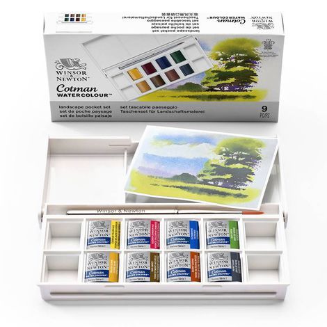 Pastilha Aquarela Cotman Landscape Winsor e Newton - 0390673