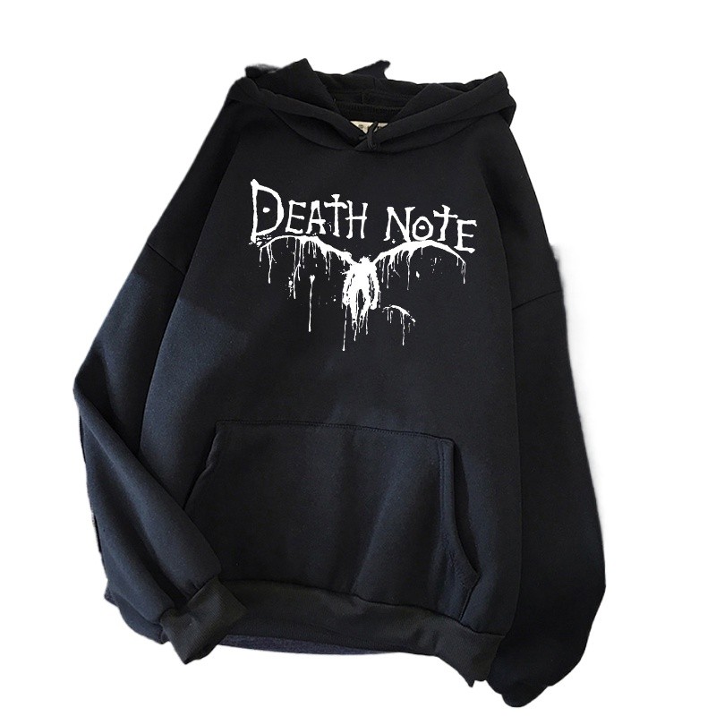 Moletom Canguru Com Bolso Blusa Unissex Death Note Ryuk Anime Estampado Flanelado