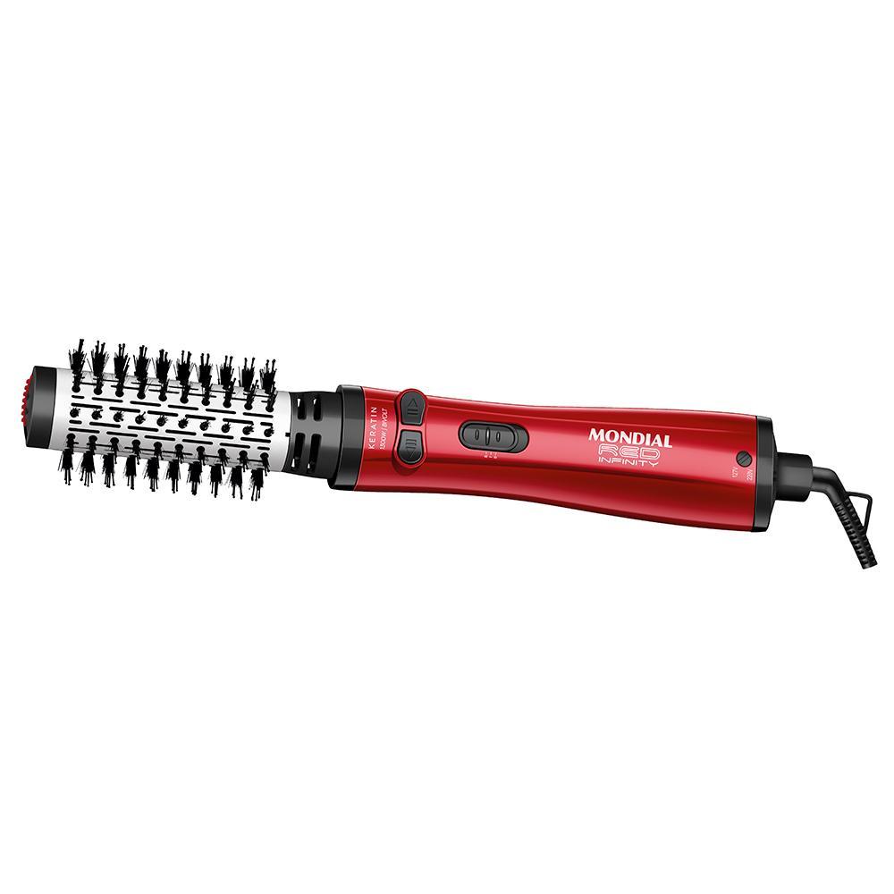 Escova Rotativa Red Infinity Keratin Mondial Vermelho Bivolt - ERB-11-KR