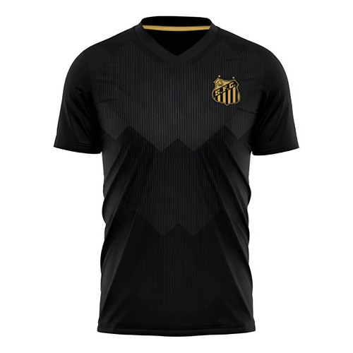 Camisa Santos Masculina Licenciado Oficial Torcida Futebol Braziline