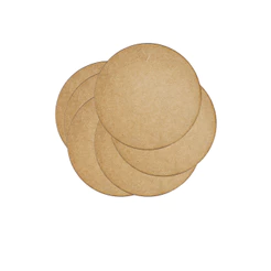 Bolachas Artesanato Sousplat 15cm MDF Círculo Aplique Enfeite Decoração Multiuso Arte