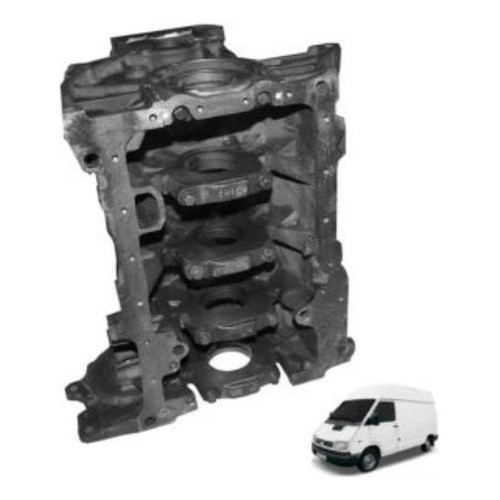 Bloco Motor Renault Trafic Furgão Chassi Longo 2.2 1996 2003