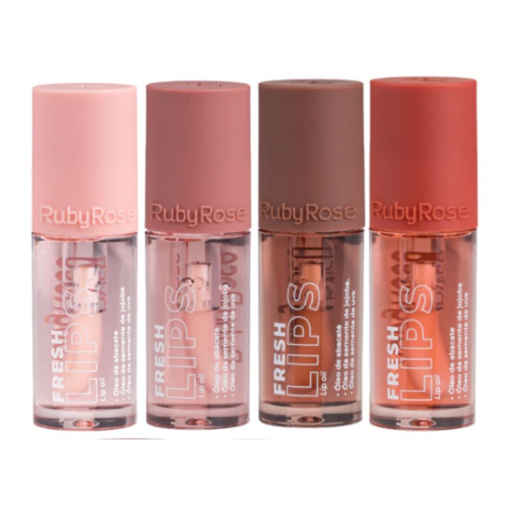 Kit C/4 Lip Oil Fresh Lips Ruby Rose Hbl6526-G1