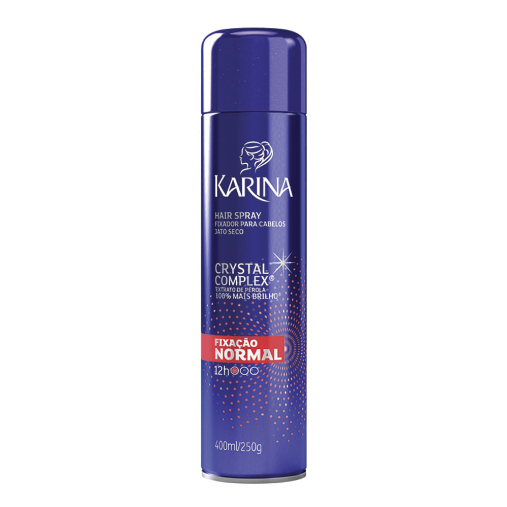 Spray Karina Fixação Normal 400ml em Oferta na Shopee