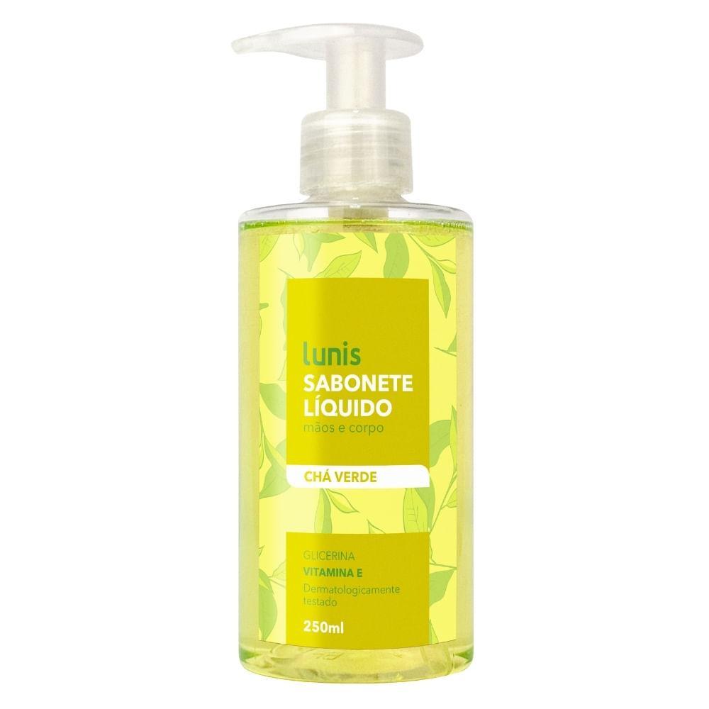 SABONETE LÍQUIDO LUNIS CHÁ VERDE 250ML