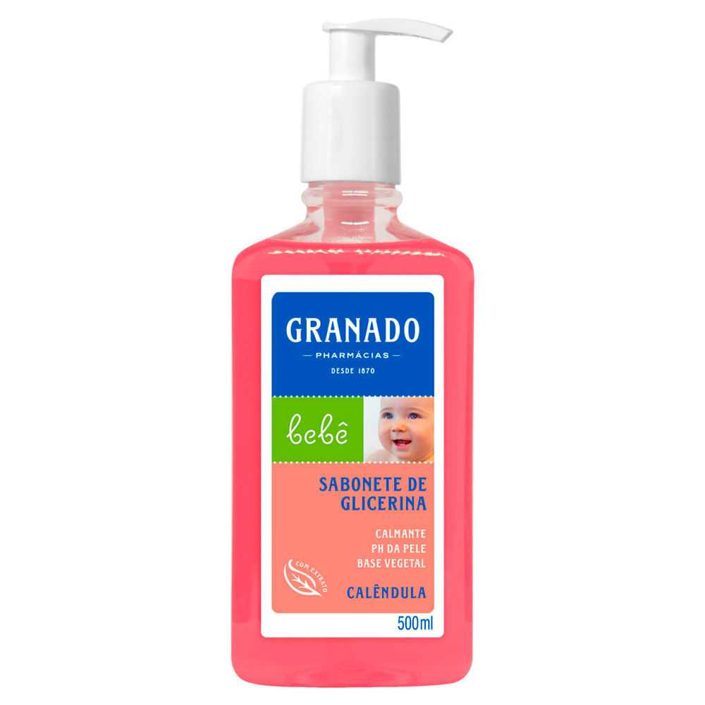 Sabonete Líquido de Glicerina Granado Bebê Calêndula 500ml em Oferta na Shopee