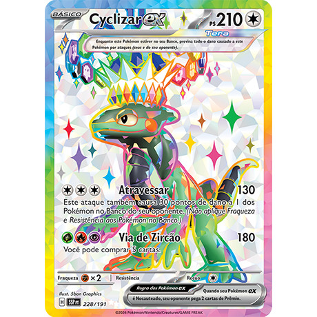 Cyclizar ex (228/191) TERA - Carta Avulsa Pokemon