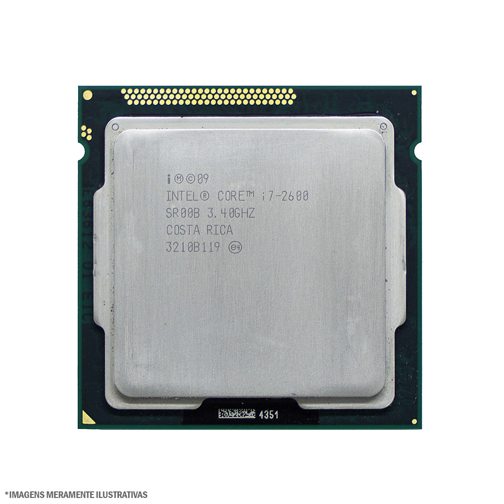Processador Intel LGA 1155 I7 2600 2th Geração OEM