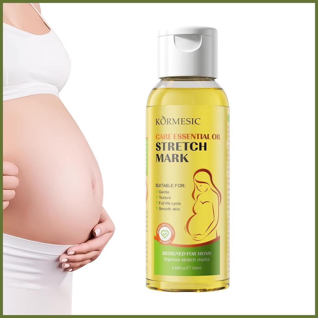 Óleo De Estrias 100ml Hidratante Cuidados Com A Pele Corporal Para Barriga Massagem De Rotina Pós-Parto hotedsbr