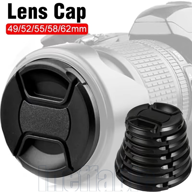 2/3/5 Unidades De Capa De Proteção De Lente De Câmera DSLR-Para Tampa Portátil Canon Nikon Sony-49 Mm 52 58 62 67 Univer